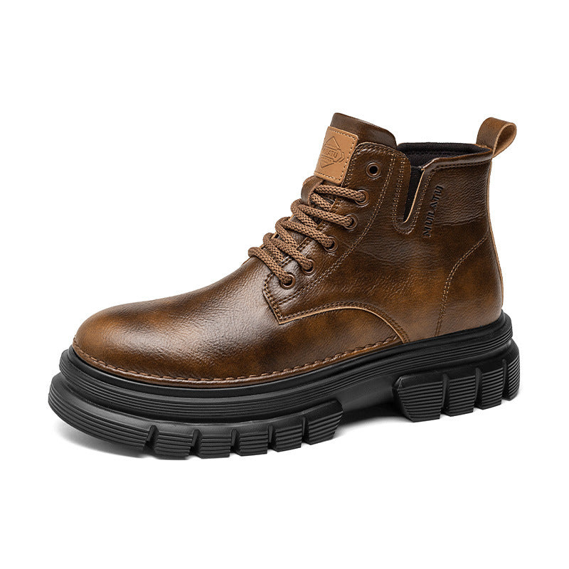 Damen robuste Schnürboots mit rutschfester und dämpfender Sohle R&B