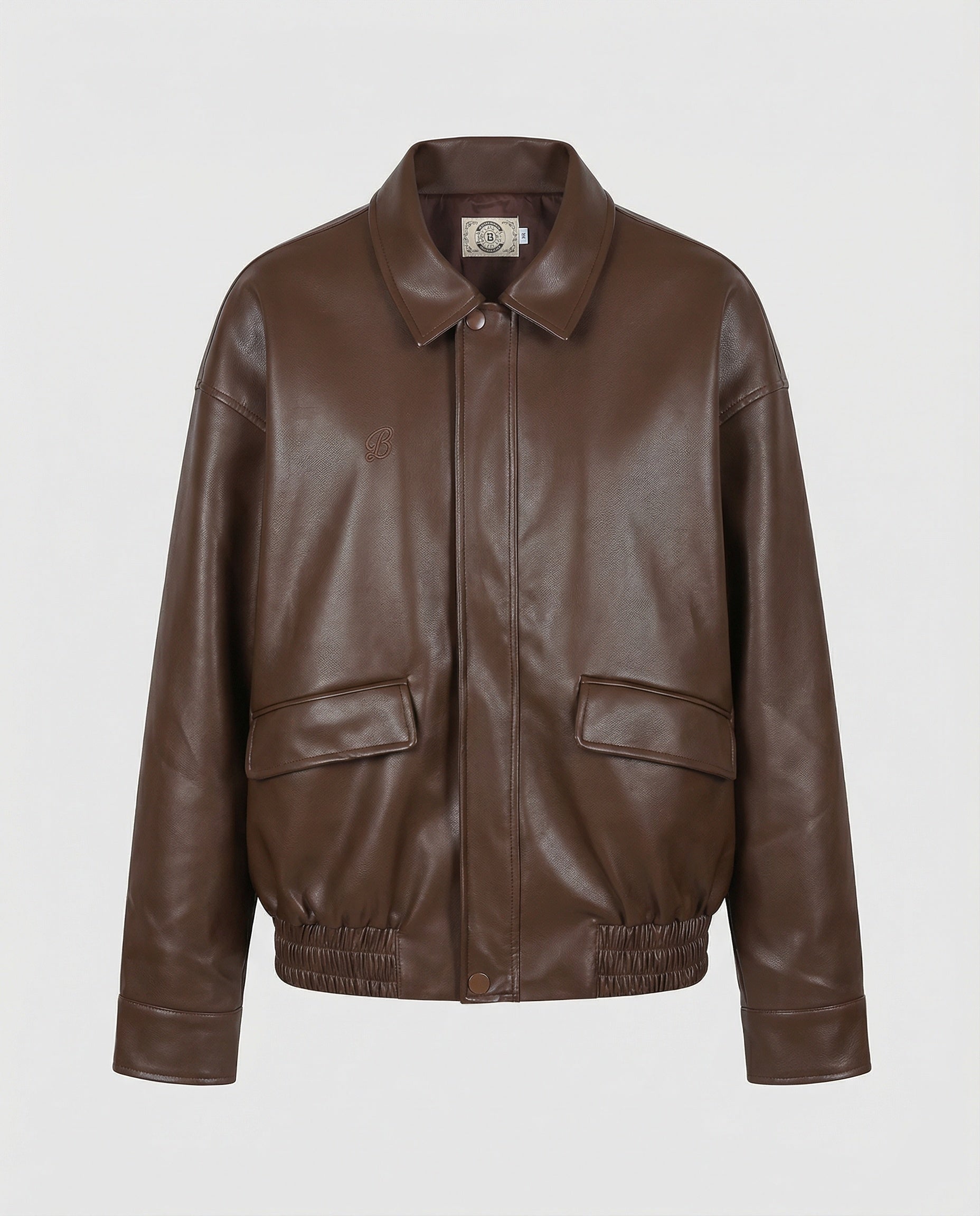 Lässige American Style Oversize PU-Lederjacke für Damen Herbst