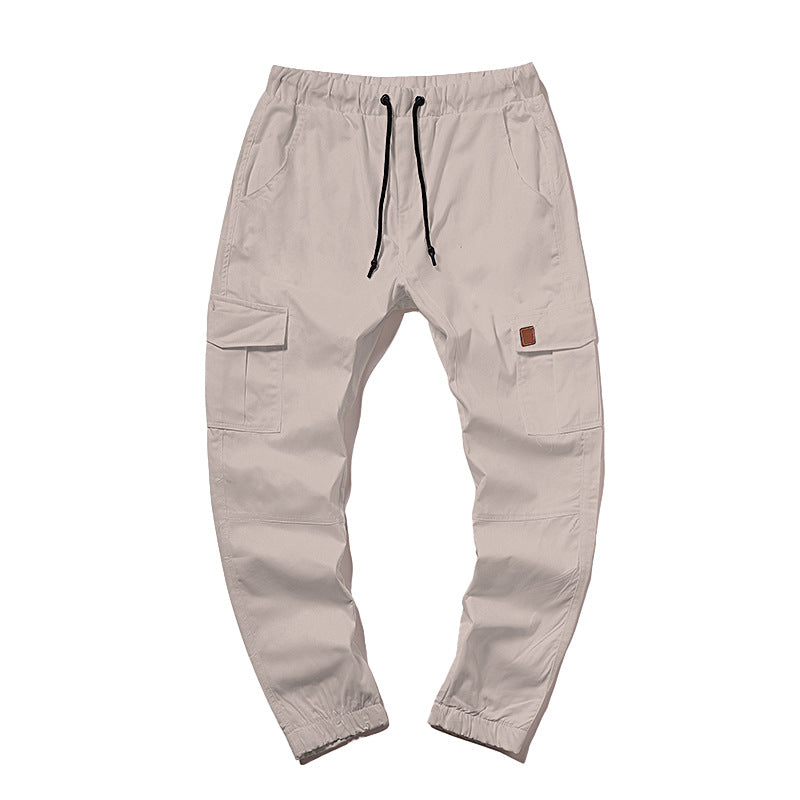 Herren Cargo-Hose im modernen Design mit mehreren Taschen und elastischem Bund