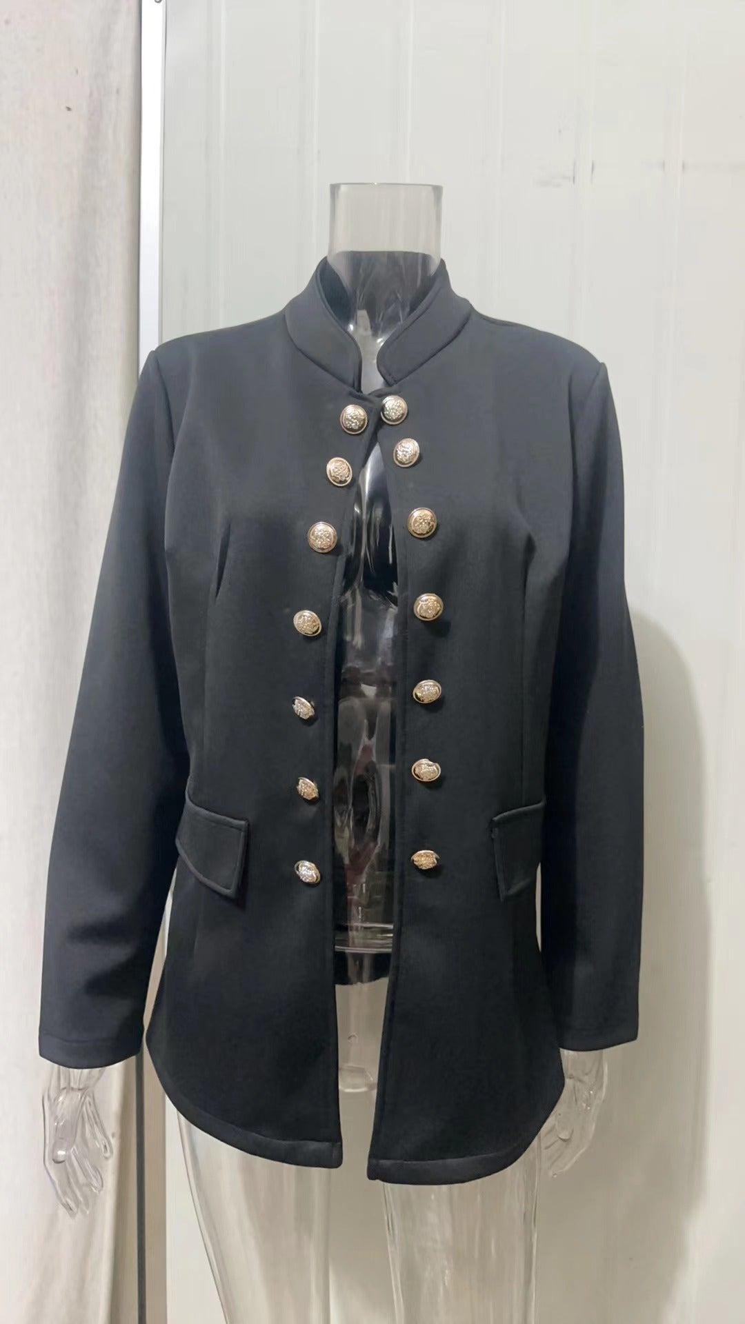 Damen Blazer mit stylishen Druckknöpfen und eleganter Passform R&B