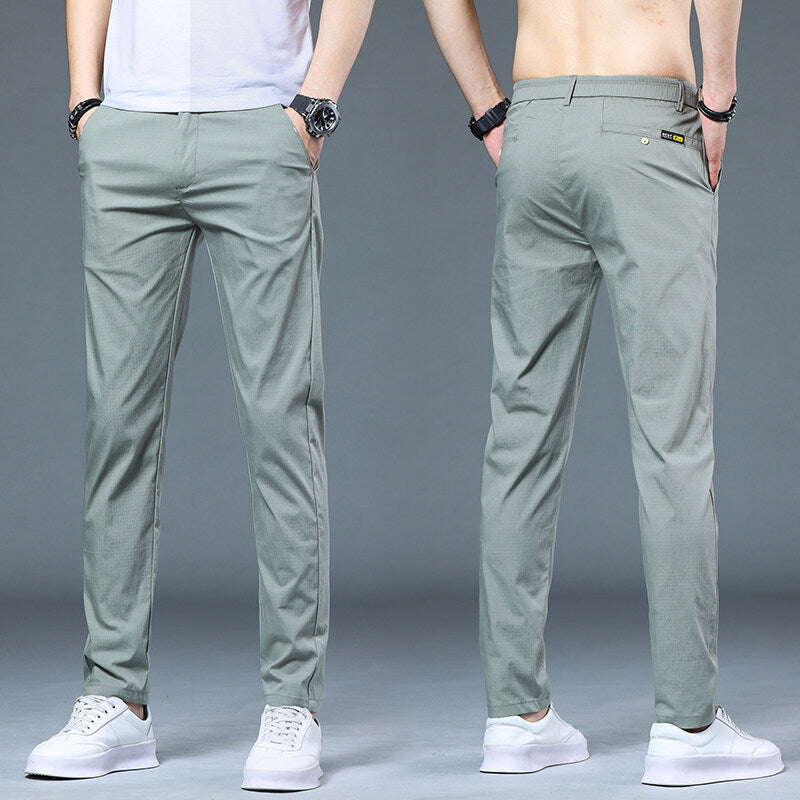 Herren luftige Freizeithosen im modernen Slim-Fit Design R&B