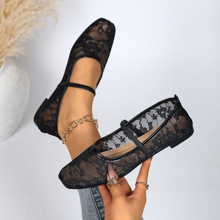 Damen elegante und atmungsaktive Ballerinas R&B