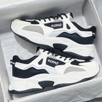 Damen Modische und bequeme Sport-Sneaker mit atmungsaktiver Mesh-Oberfläche und dämpfender Sohle R&B