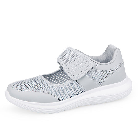 Damen Sportliche Gesundheits-Sneaker mit atmungsaktivem Obermaterial und verstellbarem Klettverschluss R&B