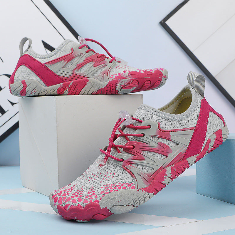 Damen Flexible Wassersport-Schuhe mit atmungsaktiver Mesh-Oberfläche und rutschfester Sohle R&B