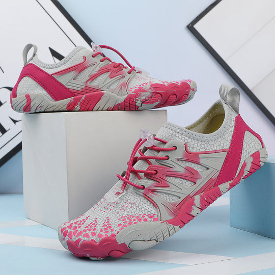 Damen Flexible Wassersport-Schuhe mit atmungsaktiver Mesh-Oberfläche und rutschfester Sohle R&B