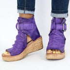 Damen Elegante Keilstiefeletten
