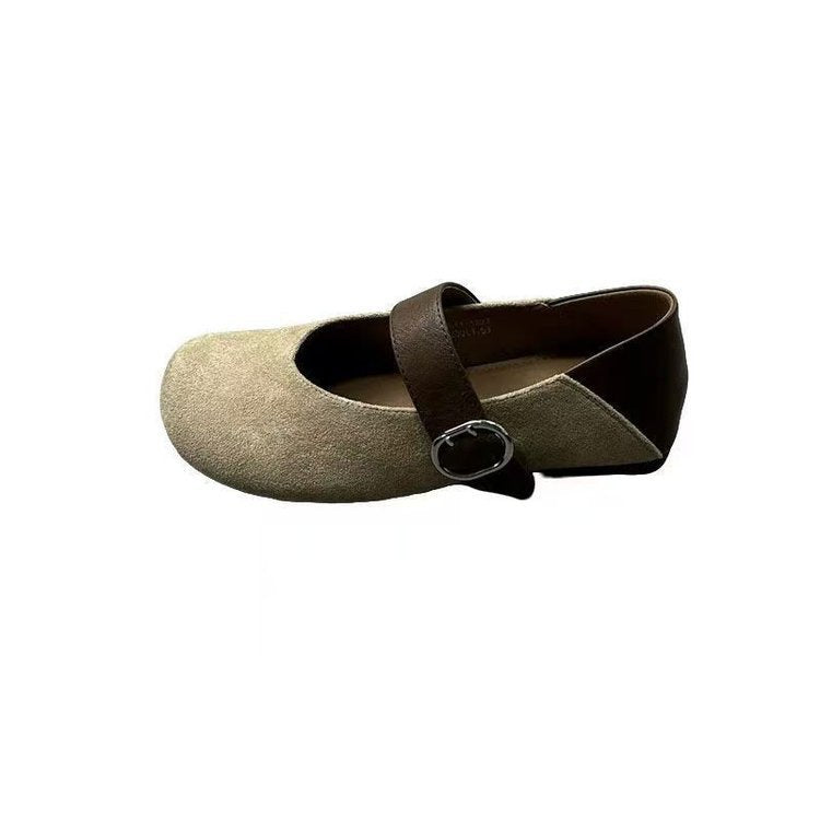 Damen Elegante Ballerinas mit modischem Riemen-Detail und bequemer Innensohle R&B