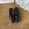 Damen Elegante Slingback-Ballerinas mit modischem Riemchen und luxuriösem Glanz R&B