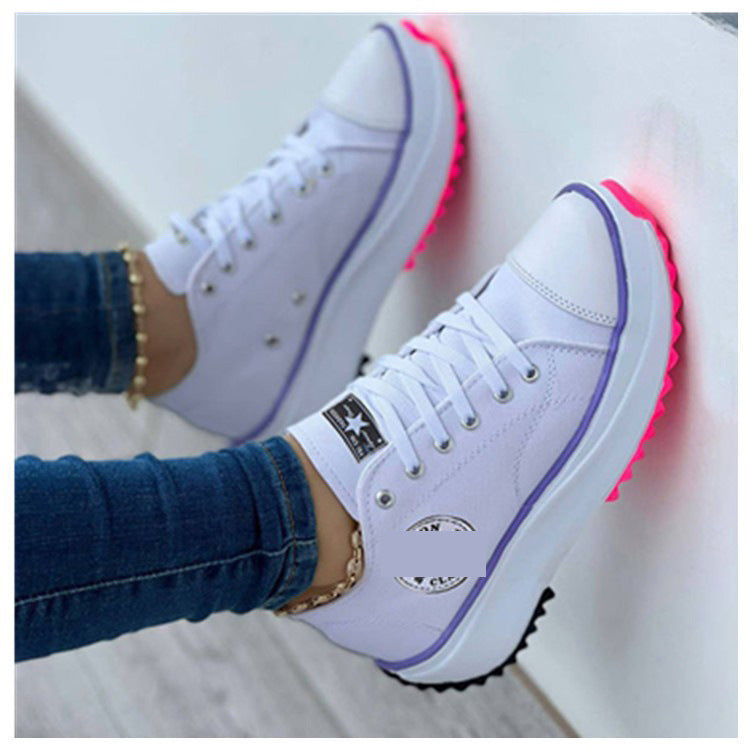 Damen modische Plateau-Sneaker mit erhöhtem Komfort und trendigem Design R&B