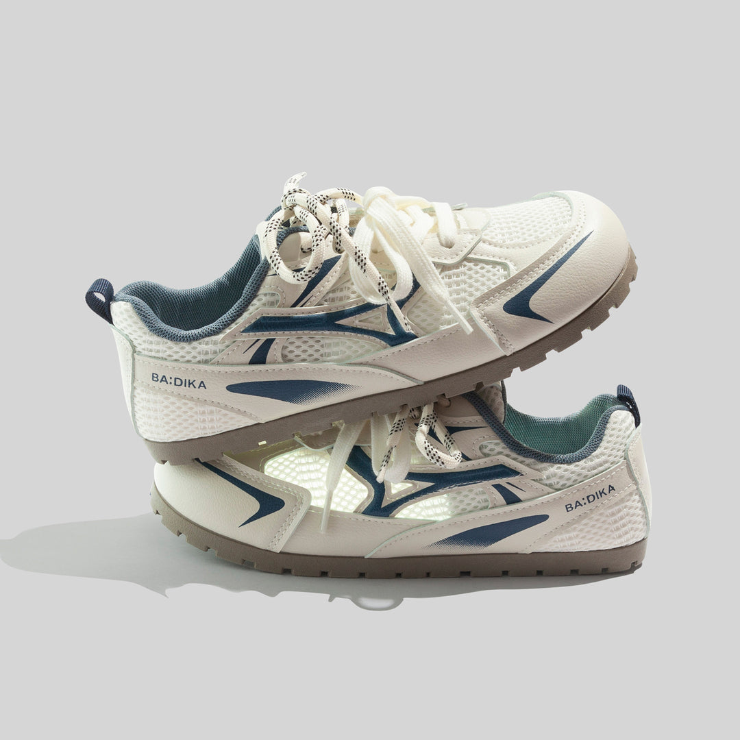 Damen Atmungsaktive Multifunktionssneakers mit elastischen Schnürsenkeln und rutschfester Sohle R&B