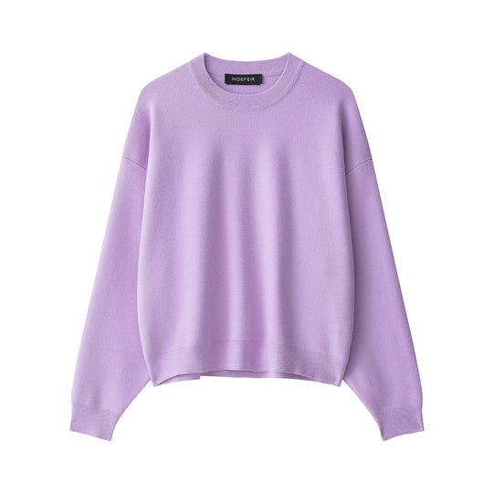 Damen lässiger Oversized Pullover R&B