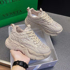 Damen Sneaker mit atmungsaktiven Mesh-Obermaterialien und rutschfesten Sohlen R&B