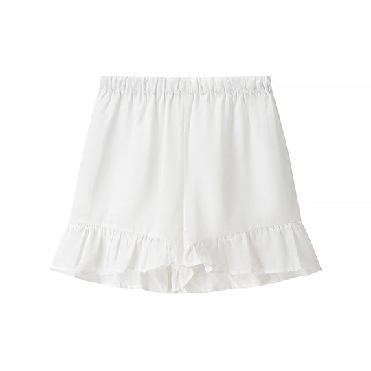 Damen Blusenset mit elegantem Rüschensaum und lockerer Passform R&B