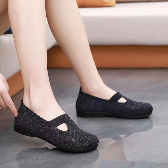 Damen Bequeme Freizeitschuhe mit atmungsaktiver Obermaterialstruktur R&B