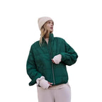 Damen Steppjacke mit hohem Kragen und praktischem Reißverschluss R&B