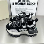 Damen Sportliche Sneaker mit rutschfester Profilsohle und atmungsaktivem Obermaterial