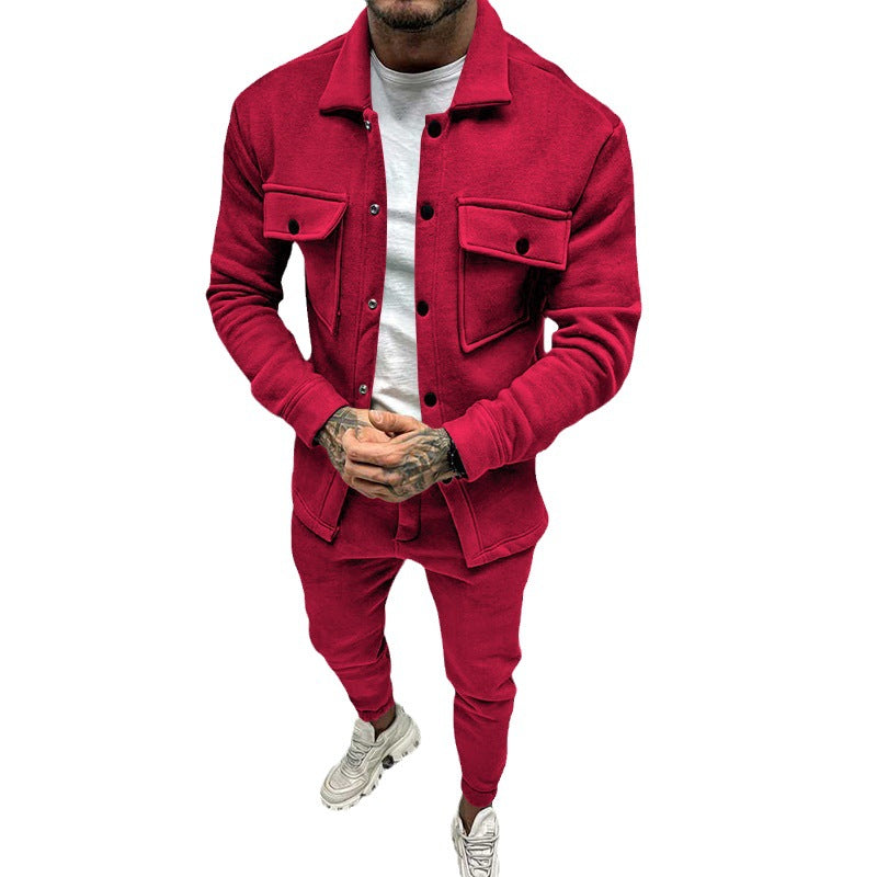 Herren Freizeit-Anzug mit praktischem Schnitt und Taschen R&B