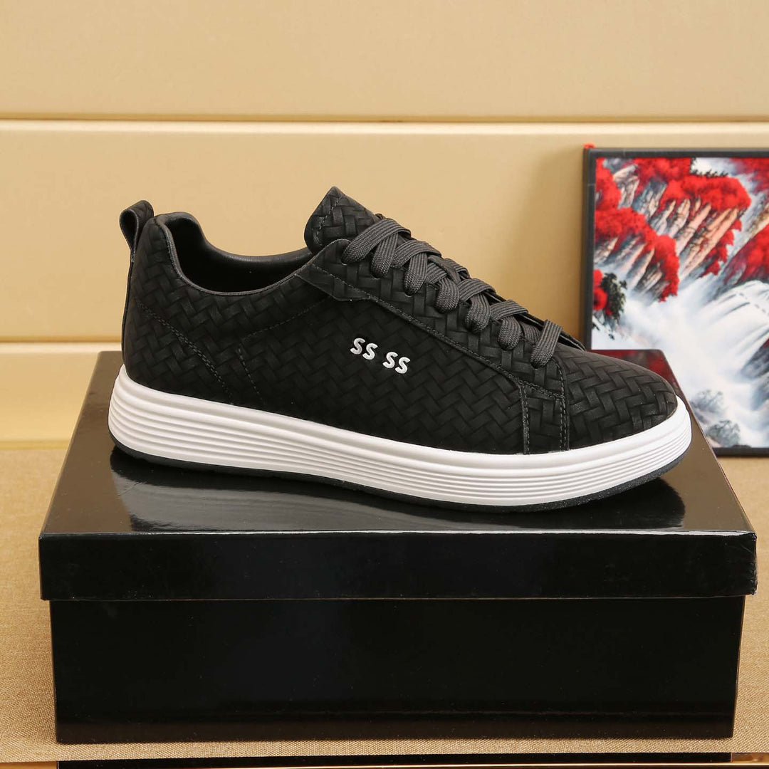 Damen Sneakers mit geflochtenem Obermaterial und rutschfester Sohle R&B