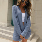 Damen lässige Strickjacke R&B