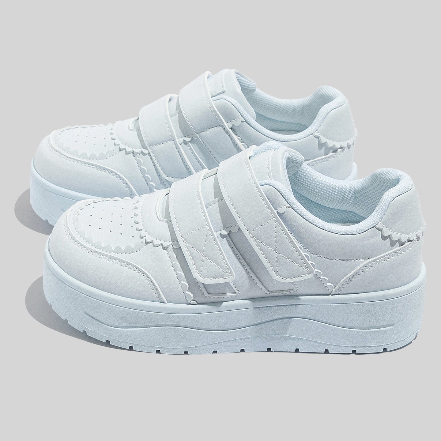 Damen Sportliche Sneaker mit Klettverschluss