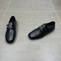 Damen Elegante Lacklederschuhe mit doppelter Schnallenverzierung R&B