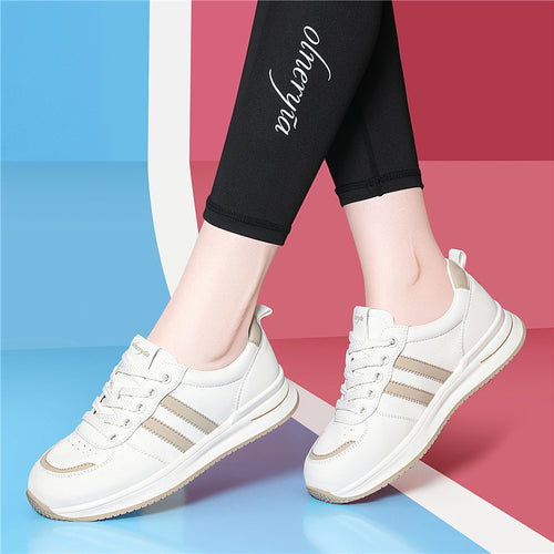 Damen modische und komfortable Sneakers mit atmungsaktiver oberer Schicht R&B