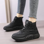 Damen Sportliche High-Top Sneakers mit wärmendem Innenfutter R&B