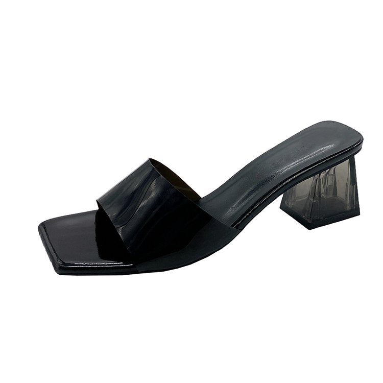 Damen Slingback Absatzschuhe mit modernem Design und elegantem Glanz R&B