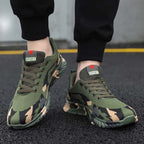 Damen Sportliche Laufschuhe mit Camouflage-Muster und flexibler Sohle