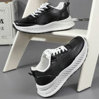 Damen Sneaker aus hochwertigem Leder mit dämpfender Sohle R&B