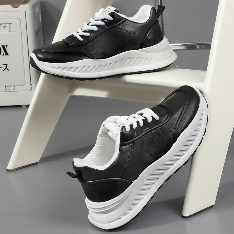 Damen Sneaker aus hochwertigem Leder mit dämpfender Sohle R&B