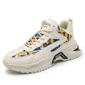 Damen moderne Sneakers mit auffälligem Print und dämpfender Laufsohle