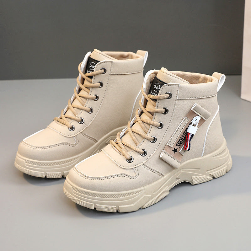 Damen High-Top Sneakers mit dämpfender Sohle und trendigem Design R&B