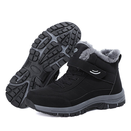 Damen isolierte Winterstiefel mit rutschfester Sohle und weichem Innenfutter R&B