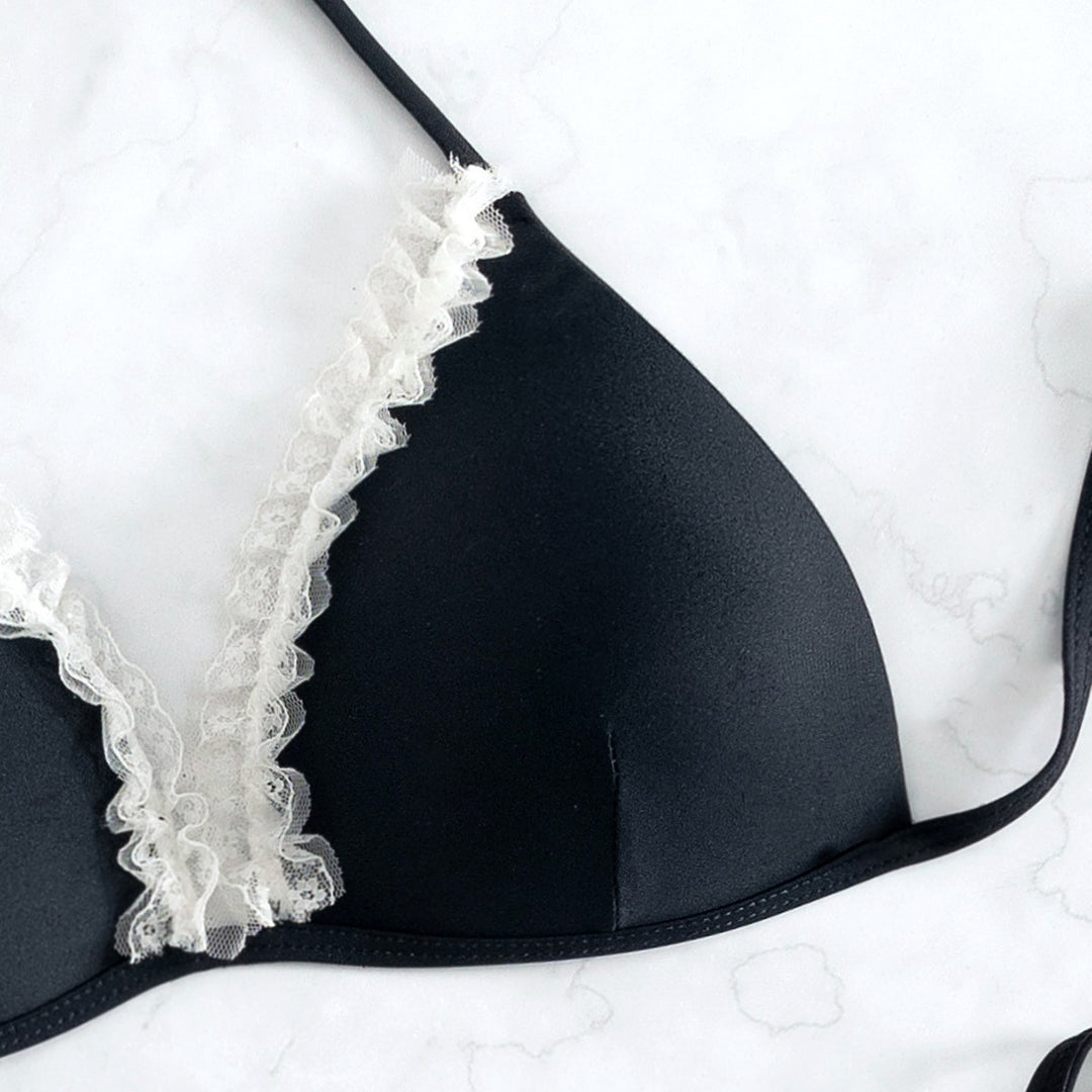 Damen Triangel-Bikini im eleganten Spitzen-Design R&B