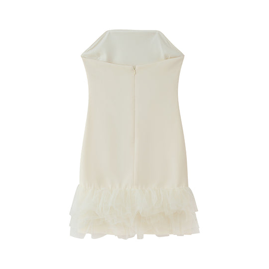 Damen Cocktailkleid mit raffiniertem Tüllsaum und elegantem Schnitt R&B