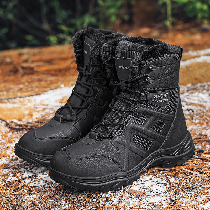Damen isolierte Winterstiefel mit rutschfester Sohle und wärmendem Innenfutter R&B