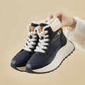Damen warme Winterboots mit dickem Fleece-Futter und rutschfester Profilsohle R&B
