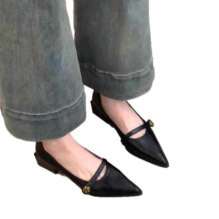 Damen Elegante Pumps mit modernem Riemen und stilvollem Akzent R&B