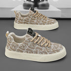 Damen Modische Sneaker mit einzigartigem grafischen Muster und rutschfester Sohle