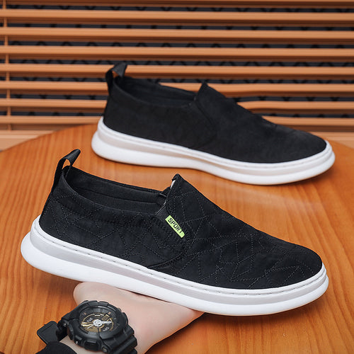 Damen Slip-On Sneakers mit atmungsaktiver Oberflächenstruktur und flexibler Sohle R&B