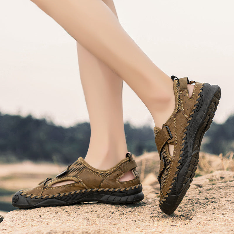 Damen Bequeme Freizeitschuhe mit verstellbaren Klettverschlüssen und atmungsaktivem Mesh-R&B