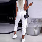 Damen elegantes Anzug-Set mit gestreiftem Design und lässigem Schnitt R&B