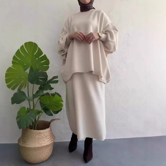 Damen Lässiges Sweat-Set mit weitem Schnitt und bequemen Taschen R&B