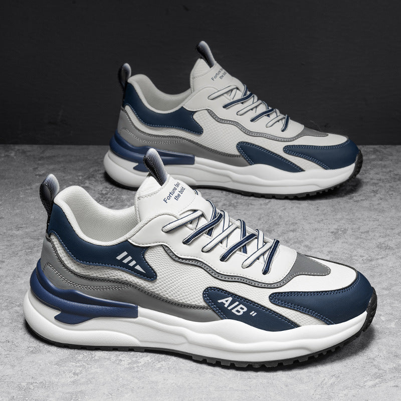 Damen sportliche und modische Sneakers mit rutschfester Laufsohle R&B