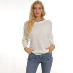 Damen Strickjacke mit tiefem V-Ausschnitt und dekorativer Knopfleiste R&B