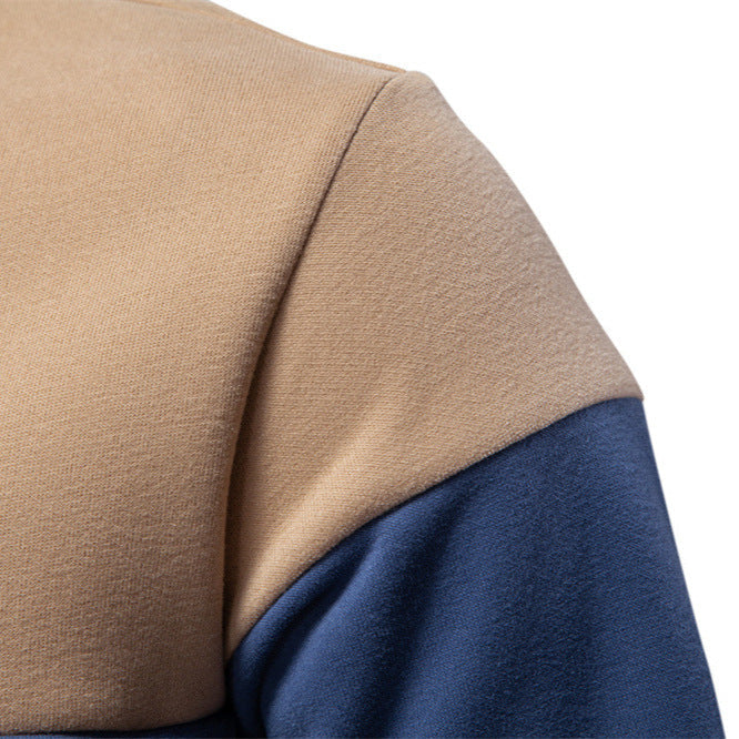 Herren Langarm Poloshirt mit modernen Farbapplikationen und hochwertigem Stoff