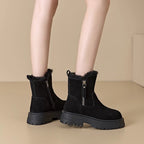 Damen Stiefeletten mit isolierendem Innenfutter und robustem Profilsohle R&B