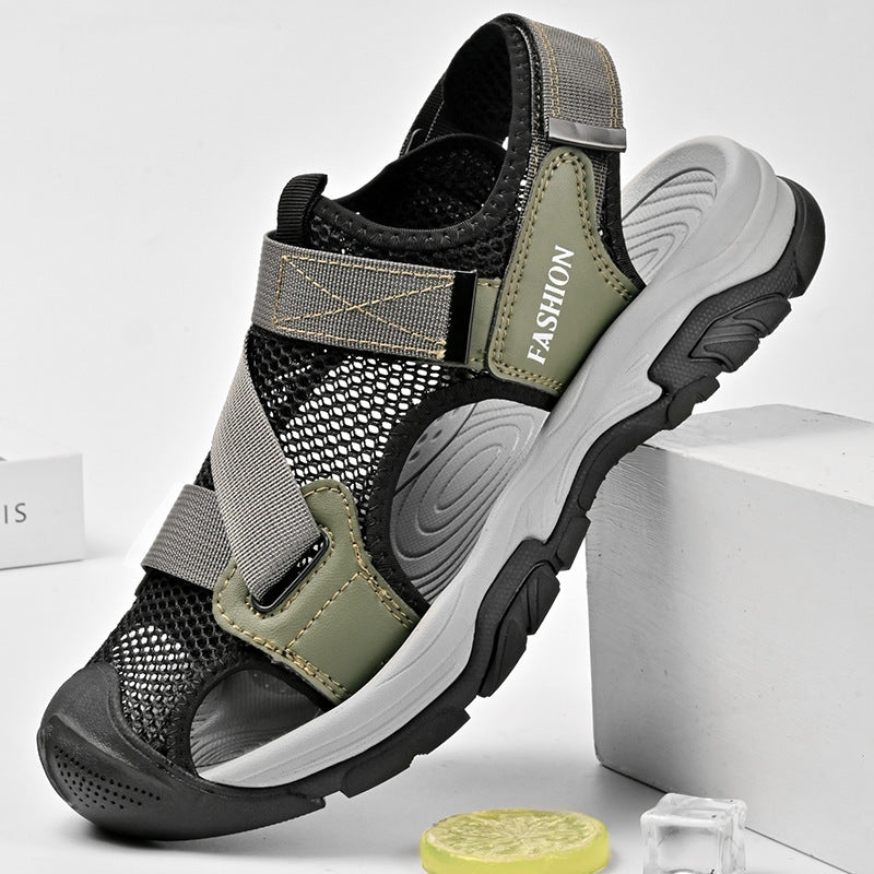 Damen Bequeme und atmungsaktive Outdoor-Sandalen mit rutschfester Sohle R&B